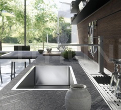 Итальянские Кухни с барной стойкой - Кухня Forma Mentis with lacquered door Итальянские Кухни с барной стойкой - Кухня Forma Mentis with lacquered door фабрика Valcucine