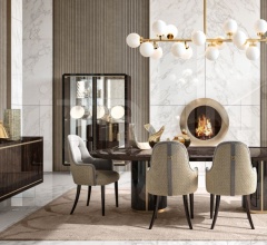 Стул с подлокотниками RC 120 фабрика Barnini Oseo