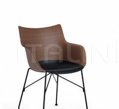 Стул с подлокотниками Q/WOOD Стул с подлокотниками Q/WOOD фабрика Kartell