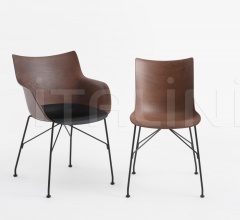 Стул с подлокотниками Q/WOOD Стул с подлокотниками Q/WOOD фабрика Kartell