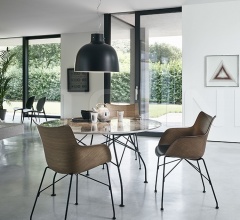 Стул с подлокотниками Q/WOOD Стул с подлокотниками Q/WOOD фабрика Kartell