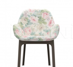 Стул с подлокотниками CLAP Flowers фабрика Kartell