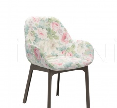 Стул с подлокотниками CLAP Flowers фабрика Kartell