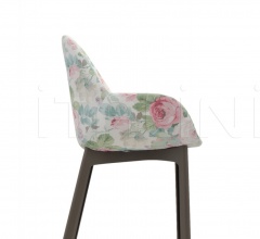 Стул с подлокотниками CLAP Flowers фабрика Kartell