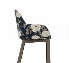 Стул с подлокотниками CLAP Flowers фабрика Kartell