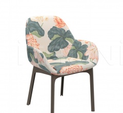 Стул с подлокотниками CLAP Flowers фабрика Kartell