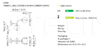 Потолочный светильник C_BALL SYSTEM B Lux