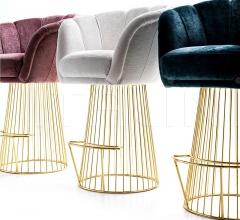 Барный стул Flower Stool ST-FL-IR-VL Барный стул Flower Stool ST-FL-IR-VL фабрика Badari Lighting