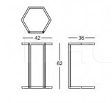 Столик Hexa Side Table T4-EX-IR-MR Badari Lighting