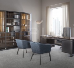 Итальянские Письменные столы - Письменный стол NATHAN VG910 Итальянские Письменные столы - Письменный стол NATHAN VG910 фабрика Mobilidea