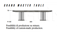 Стол обеденный Grand Master table Mascheroni