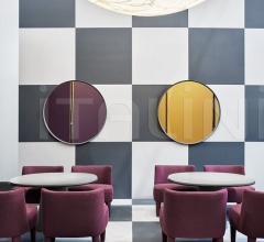 Итальянские Предметы интерьера - Настенное зеркало BIRK Итальянские Предметы интерьера - Настенное зеркало BIRK фабрика Meridiani