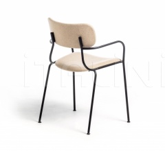 Стул с подлокотниками KIYUMI FABRIC AR Стул с подлокотниками KIYUMI FABRIC AR фабрика Arrmet