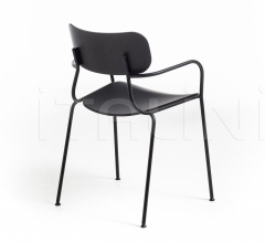 Стул с подлокотниками KIYUMI WOOD AR Стул с подлокотниками KIYUMI WOOD AR фабрика Arrmet