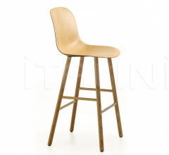 Барный стул MANI WOOD ST 4WL Барный стул MANI WOOD ST 4WL фабрика Arrmet