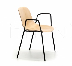 Стул с подлокотниками MANI WOOD AR-4L Стул с подлокотниками MANI WOOD AR-4L фабрика Arrmet