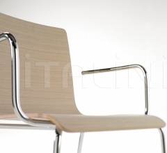 Стул с подлокотниками TESA WOOD AR Стул с подлокотниками TESA WOOD AR фабрика Arrmet