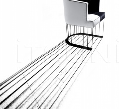 Стул с подлокотниками Candy фабрика Erba Italia