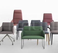 Стул с подлокотниками Aura P/4W фабрика Crassevig