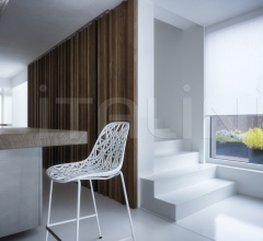 Итальянские Рестораны/Бары - Барный стул Nett 73/4L Итальянские Рестораны/Бары - Барный стул Nett 73/4L фабрика Crassevig