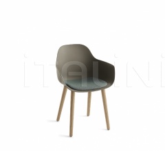 Стул с подлокотниками Pola Round P/4W Стул с подлокотниками Pola Round P/4W фабрика Crassevig