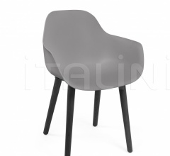 Стул с подлокотниками Pola Round P/4W Стул с подлокотниками Pola Round P/4W фабрика Crassevig