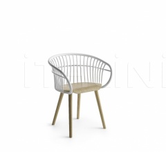 Итальянские Уличная мебель - Стул с подлокотниками Stem P/4W фабрика Crassevig