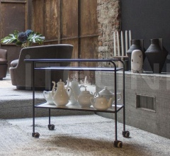 Итальянские Сервировочные столики - Сервировочный стол Steel Pipe Drink Trolley Итальянские Сервировочные столики - Сервировочный стол Steel Pipe Drink Trolley фабрика Cappellini