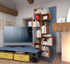 Книжный стеллаж Spread фабрика Memedesign