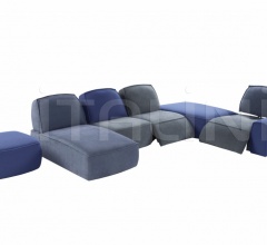 Модульный диван Lazy фабрика Calia Italia