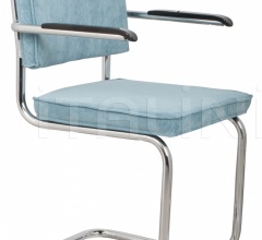 Стул с подлокотниками Ridge Kink Rib фабрика Zuiver