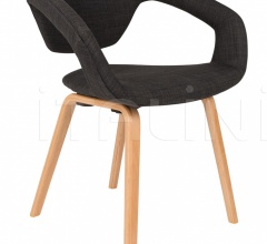 Стул с подлокотниками Flexback фабрика Zuiver