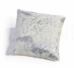 Итальянские Подушки - Подушка CUSHION LEATHER WHITE/SILVER 1007 фабрика Sitap