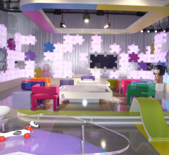 Итальянские Уличные светильники - Напольный светильник PUZZLE + PUZZLE CORNER фабрика Slide