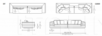 Модульный диван Madison Grand Sofa Siwa