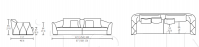 Модульный диван Arcadia Siwa