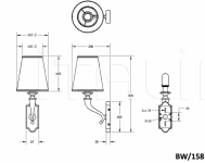 Настенный светильник BW/158 Chelsom