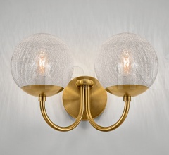 Настенный светильник OX/42/W2/BRB CR Настенный светильник OX/42/W2/BRB CR фабрика Chelsom