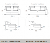 Диван ROTHKO The Sofa & Chair Company