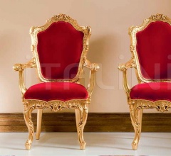 Итальянские Столовая - Стул с подлокотниками Dafne 948 фабрика Silik