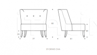 Кресло ORWELL The Sofa & Chair Company