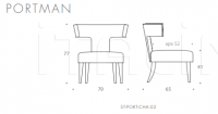 Кресло PORTMAN The Sofa & Chair Company