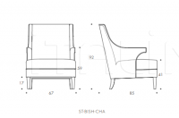 Кресло BISHOP The Sofa & Chair Company