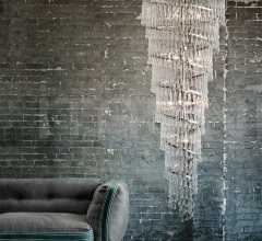 Люстра light drizzle chandelier spiral фабрика Ochre