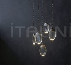 Люстра celestial pebble chandelier round фабрика Ochre