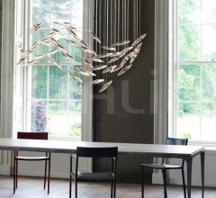 Люстра moonlight murmuration installation фабрика Ochre