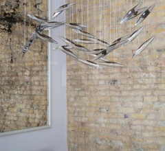 Люстра moonlight murmuration installation фабрика Ochre