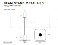 Подвесной светильник Beam Stand Metal Olev Light