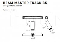 Потолочный светильник Beam Master Track Olev Light