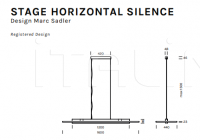 Подвесной светильник Stage Horizontal Silence Olev Light